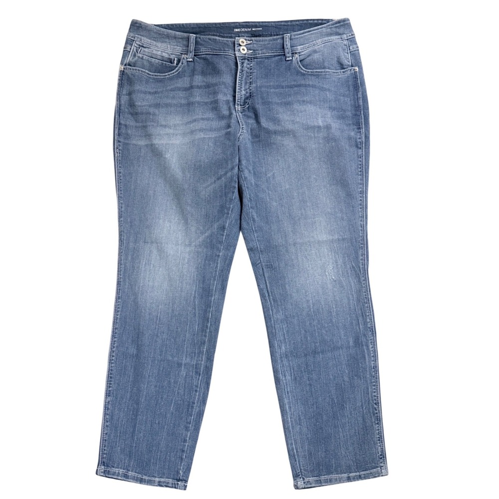 INC International Concepts Womens  Boyfriend Jeans Denim Pants Plus Size 18 18W
